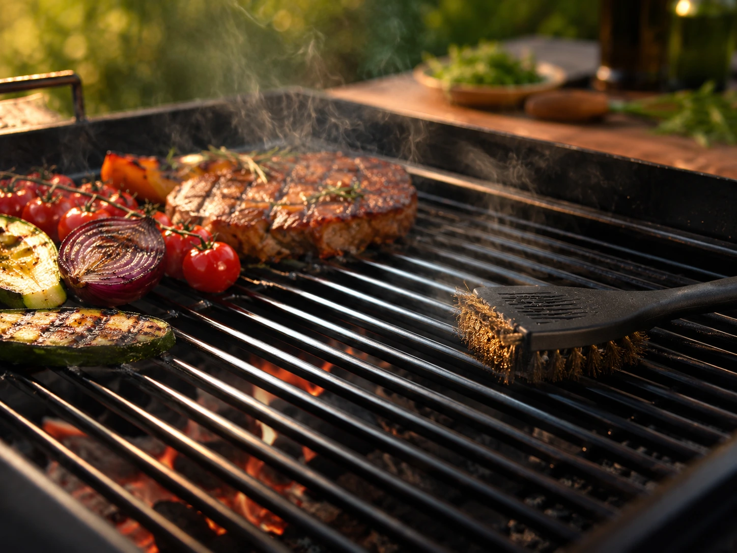 Slik får du ren grillrist og bedre smak